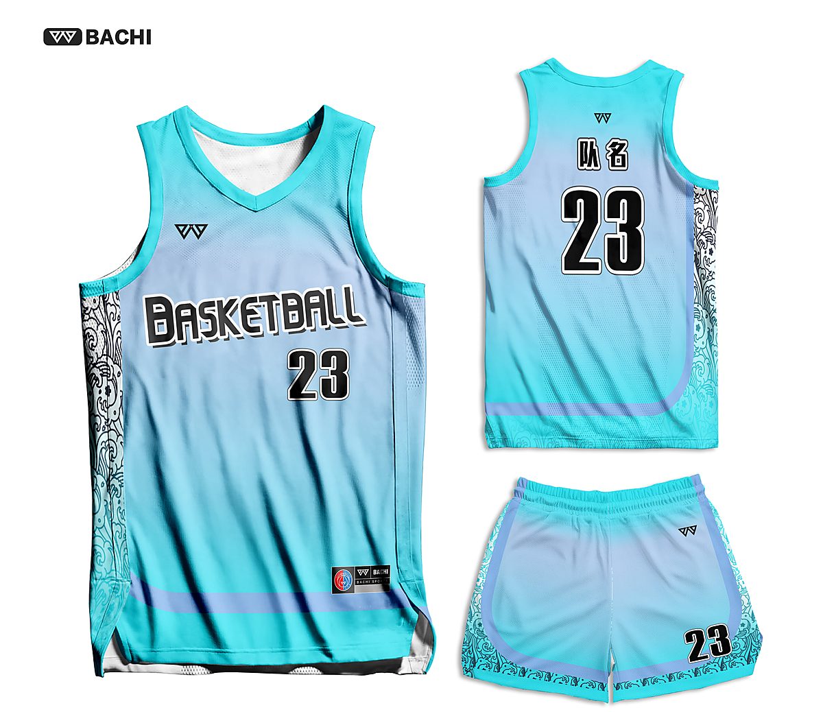 GD6014 custom basketball reference style — made to order by BACHI SPORTS